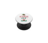 Divertido PCR Técnico Once Navidad Vacaciones Médico PopSockets PopGrip Adhesivo
