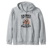 Divertido Perezoso Chocoholic Chocolate Cupcake Amante Humor Sudadera con Capucha