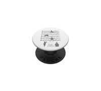 Divertido Perezoso música Yoga Jugando con Nota Clef Músico PopSockets PopGrip Adhesivo