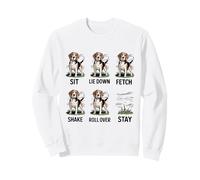 Divertido Perro Beagle obedece a la Broma de Entrenamiento Stay Only Sudadera
