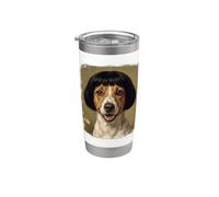Divertido perro Bob corte de pelo Vintage Pet Art Vaso térmico de acero inoxidable de doble pared