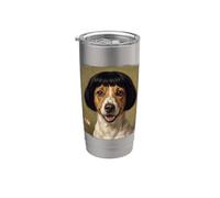 Divertido perro Bob corte de pelo Vintage Pet Art Vaso térmico de acero inoxidable de doble pared
