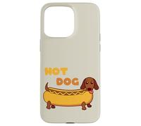 Divertido perro caliente juego de palabras de dibujos animados perro salchicha Carcasa para iPhone 15 Pro Max