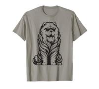 Divertido Perro Chow Chow con Gafas de Sol Camiseta