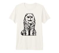 Divertido Perro Chow Chow con Gafas de Sol Camiseta Premium