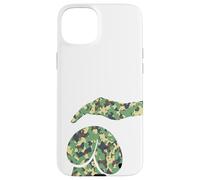 Divertido perro de la mente sucia, camuflaje camuflaje perro caricias Carcasa para iPhone 15 Plus
