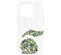 Divertido perro de la mente sucia, camuflaje camuflaje perro caricias Carcasa para iPhone 15 Pro