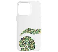 Divertido perro de la mente sucia, camuflaje camuflaje perro caricias Carcasa para iPhone 15 Pro Max