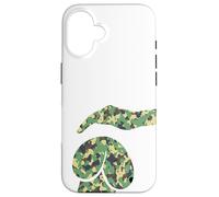 Divertido perro de la mente sucia, camuflaje camuflaje perro caricias Carcasa para iPhone 16