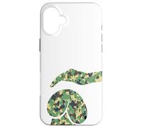Divertido perro de la mente sucia, camuflaje camuflaje perro caricias Carcasa para iPhone 16 Plus
