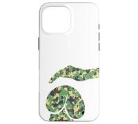 Divertido perro de la mente sucia, camuflaje camuflaje perro caricias Carcasa para iPhone 16 Pro Max