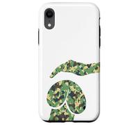 Divertido perro de la mente sucia, camuflaje camuflaje perro caricias Carcasa para iPhone XR