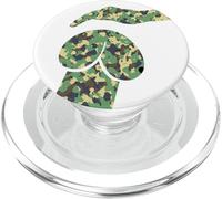 Divertido perro de la mente sucia, camuflaje camuflaje perro caricias PopSockets PopGrip para MagSafe