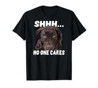 Divertido Perro de Laboratorio de Chocolate, Amante del Labrador Retriever marrón Camiseta