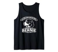 Divertido Perro de montaña bernés Camiseta sin Mangas