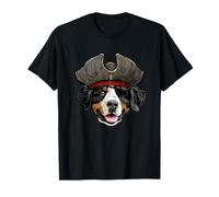 Divertido perro de montaña bernés pirata Camiseta