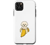 Divertido Perro en un plátano Lindo Dedo bichón Carcasa para iPhone 11 Pro MAX