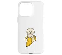 Divertido Perro en un plátano Lindo Dedo bichón Carcasa para iPhone 15 Pro MAX