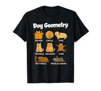 Divertido Perro geometría Profesor de matemáticas Regreso a la Escuela Humor Stem Camiseta