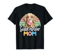 Divertido Perro Golden Retriever Vintage Style Día de la Madre Camiseta