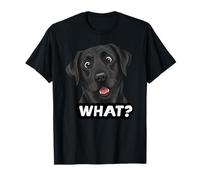 Divertido Perro Labrador Negro, lo Que mamá, papá, Hijos Camiseta