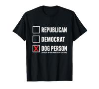 Divertido Perro Persona Elecciones Boleta Humor Político Camiseta
