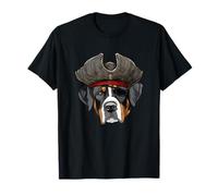 Divertido perro pirata de montaña suizo Camiseta