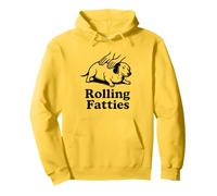 Divertido Perro Salchicha Weiner, Rolling Fatties, mamá, papá, Hijos Sudadera con Capucha