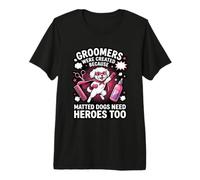 Divertido Perros Enredados También Necesitan Héroes Camiseta Premium