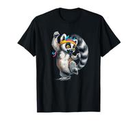 Divertido Personaje Animal para Fiesta de Baile con lémures de Kung-Fu Camiseta