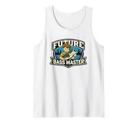 Divertido Pescador para niños, Pesca de niños tontos, Futuro bassmaster Camiseta sin Mangas