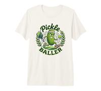 Divertido Pickle Baller Pun Dill Pickle Pickleball Player Camiseta Premium
