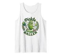Divertido Pickle Baller Pun Dill Pickle Pickleball Player Camiseta sin Mangas