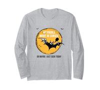 Divertido Pickleball de Halloween Mi Paleta podría ser Maldita Manga Larga
