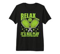 Divertido Pickleball Jugador Relájese Su Rec Jugar Nadie Camiseta Premium