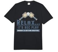 Divertido Pickleball Jugador Relájese Su Rec Jugar Nadie Comfort Colors Adult Heavyweight T-Shirt