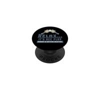 Divertido Pickleball Jugador Relájese Su Rec Jugar Nadie PopSockets PopGrip Adhesivo