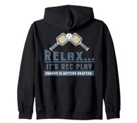 Divertido Pickleball Jugador Relájese Su Rec Jugar Nadie Sudadera con Capucha