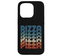 Divertido Pizza Retro Vintage Carb Gluten Pizza Amante Carcasa para iPhone 15 Pro