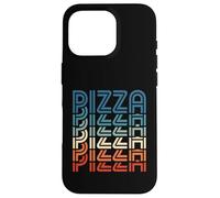 Divertido Pizza Retro Vintage Carb Gluten Pizza Amante Carcasa para iPhone 16 Pro