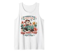 Divertido Plan de Supervivencia de Entrenamiento de Caos con cafeína para mamá de zarigüeya Camiseta sin Mangas