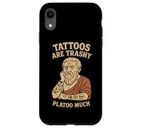 Divertido Platón Tatuaje Juego de palabras Broma Filosofía Humor Tatuajes Basureros Carcasa para iPhone XR