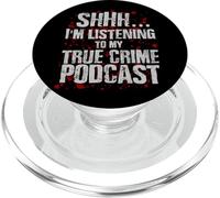 Divertido Podcast sobre crímenes Reales de Murderino Shirt Obsessed Junkie PopSockets PopGrip para MagSafe