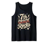 Divertido Profesor de 7º Grado Rocks, el último día, pequeños Humanos Firman mi Camiseta sin Mangas