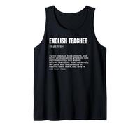 Divertido Profesor de inglés Definición fonética Camiseta sin Mangas