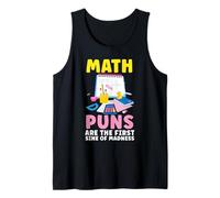 Divertido Profesor de Matemáticas Materia Matemática Broma de Matemáticas Camiseta sin Mangas