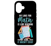 Divertido Profesor de Matemáticas Materia Matemática Broma de Matemáticas Carcasa para iPhone 16
