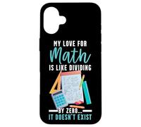 Divertido Profesor de Matemáticas Materia Matemática Broma de Matemáticas Carcasa para iPhone 16 Plus