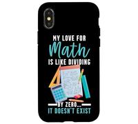 Divertido Profesor de Matemáticas Materia Matemática Broma de Matemáticas Carcasa para iPhone X/XS