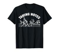 Divertido Profesor de Música Tomando Notas Clave Musical Camiseta